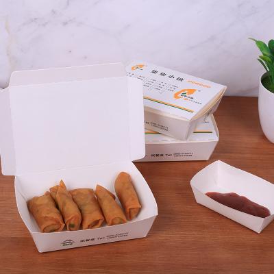  Экологически чистые и компостируемый Бумажные пищевые коробки для жареных закусок