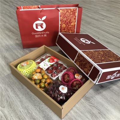 Перерабатываемые гофрированные бумажные пакеты и коробки для фруктов
