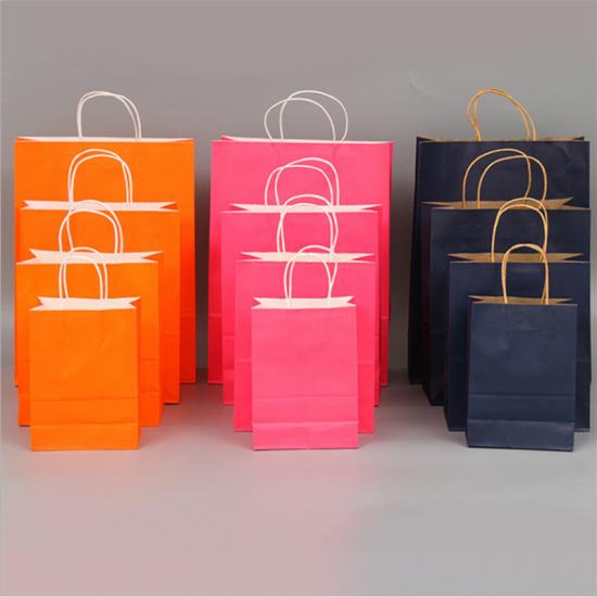 Paper takeout bags with handles