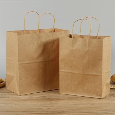 Kraft Paper bags with twisted handles
