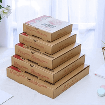 экологически чистая прямоугольная коробка для пиццы
