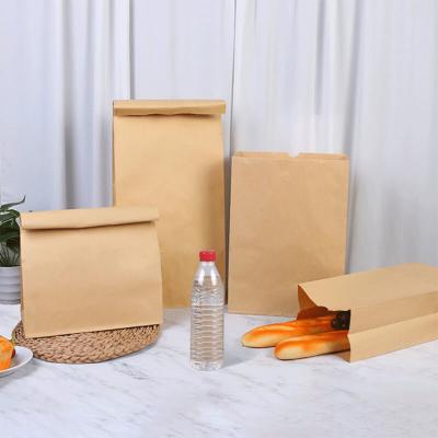 одноразовые пакеты из крафт-бумаги для хлеба и тостов на вынос
