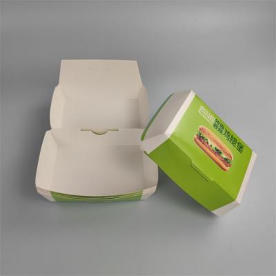 Бумажная коробка для гамбургеров Recyle Take Away